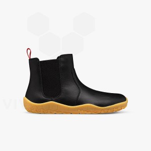 Kids'' Vivobarefoot Fulham II Juniors Shoes Obsidian | IE421HT