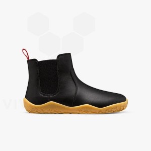 Kids'' Vivobarefoot Fulham II Shoes Obsidian | IE420IR