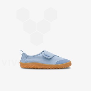 Kids'' Vivobarefoot GAIA Shoes Blue | IE388OB