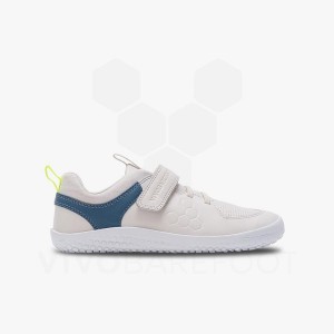 Kids'' Vivobarefoot Primus Ludo Juniors Shoes White | IE360QC