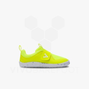 Kids'' Vivobarefoot Primus Sport III Shoes Lemon | IE362OB