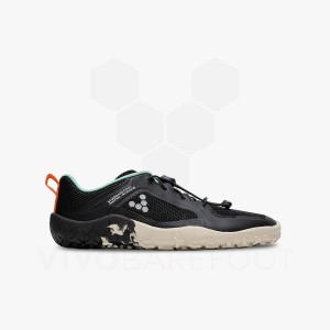 Kids'' Vivobarefoot Primus Trail II FG Juniors Shoes Obsidian / Grey | IE357TL