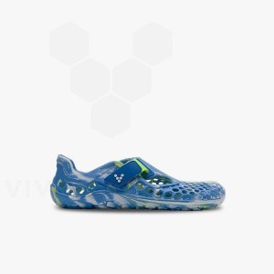 Kids'' Vivobarefoot Ultra Bloom Shoes Blue Light Turquoise | IE393JE