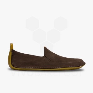 Men's Vivobarefoot Ababa II Lifestyle Shoes Coffee | IE138EI