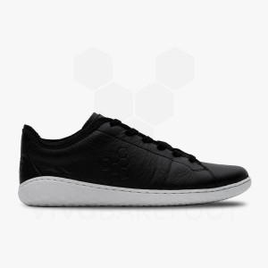 Men's Vivobarefoot Geo Court III Lifestyle Shoes Obsidian | IE123TL