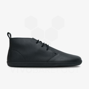 Men's Vivobarefoot Gobi III Lifestyle Shoes Black | IE122UK