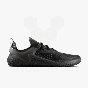 Men's Vivobarefoot Motus Strength Training Shoes Obsidian | IE084GY