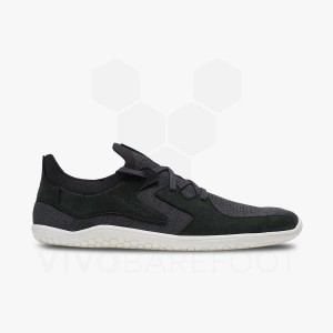 Men's Vivobarefoot Primus Asana II Lifestyle Shoes Obsidian | IE134IR