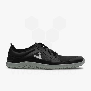 Men's Vivobarefoot Primus Lite All Weather Training Shoes Obsidian | IE110GY