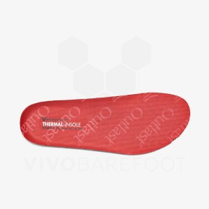 Men's Vivobarefoot Thermal Insoles Red | IE153PV