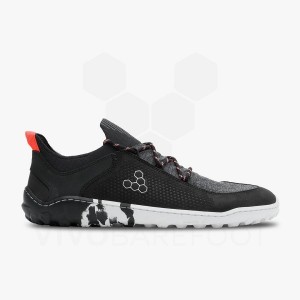 Men's Vivobarefoot Tracker Decon Low FG2 Hiking Shoes Obsidian | IE016WH