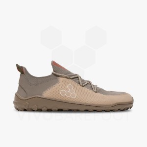 Men's Vivobarefoot Tracker Decon Low FG2 Hiking Shoes Brown | IE019TL