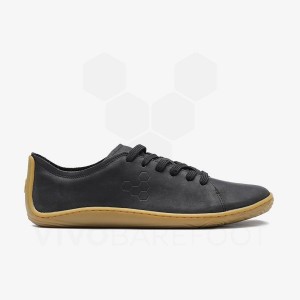 Women's Vivobarefoot Addis Lifestyle Shoes Black | IE297BA