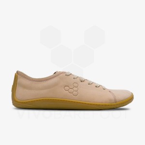 Women's Vivobarefoot Addis Lifestyle Shoes Beige | IE298AS