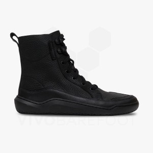 Women's Vivobarefoot Gobi Boot Lifestyle Shoes Obsidian | IE284OB