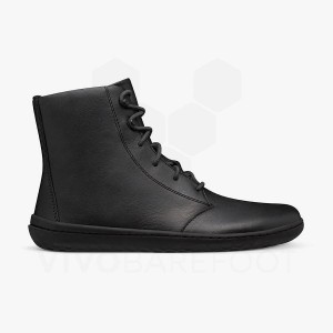 Women's Vivobarefoot Gobi HI IV Lifestyle Shoes Obsidian | IE321DO