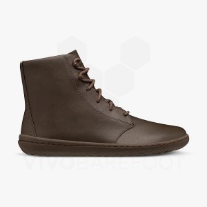 Women's Vivobarefoot Gobi HI IV Lifestyle Shoes Coffee | IE322CP