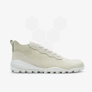 Women's Vivobarefoot Novus Mid Lifestyle Shoes Beige | IE326YF