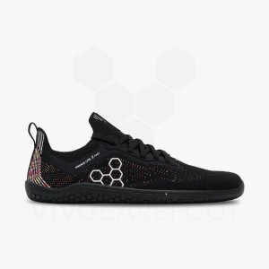 Women's Vivobarefoot Primus Lite Knit Road Running Shoes Obsidian | IE227TL