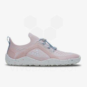 Women's Vivobarefoot Primus Trail Knit FG Hiking Shoes Pink | IE183LQ