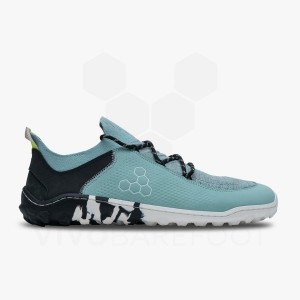 Women's Vivobarefoot Tracker Decon Low FG2 Mens Hiking Shoes Blue | IE207NN