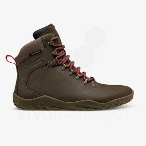 Women's Vivobarefoot Tracker II FG Hiking Shoes Coffee | IE200UK